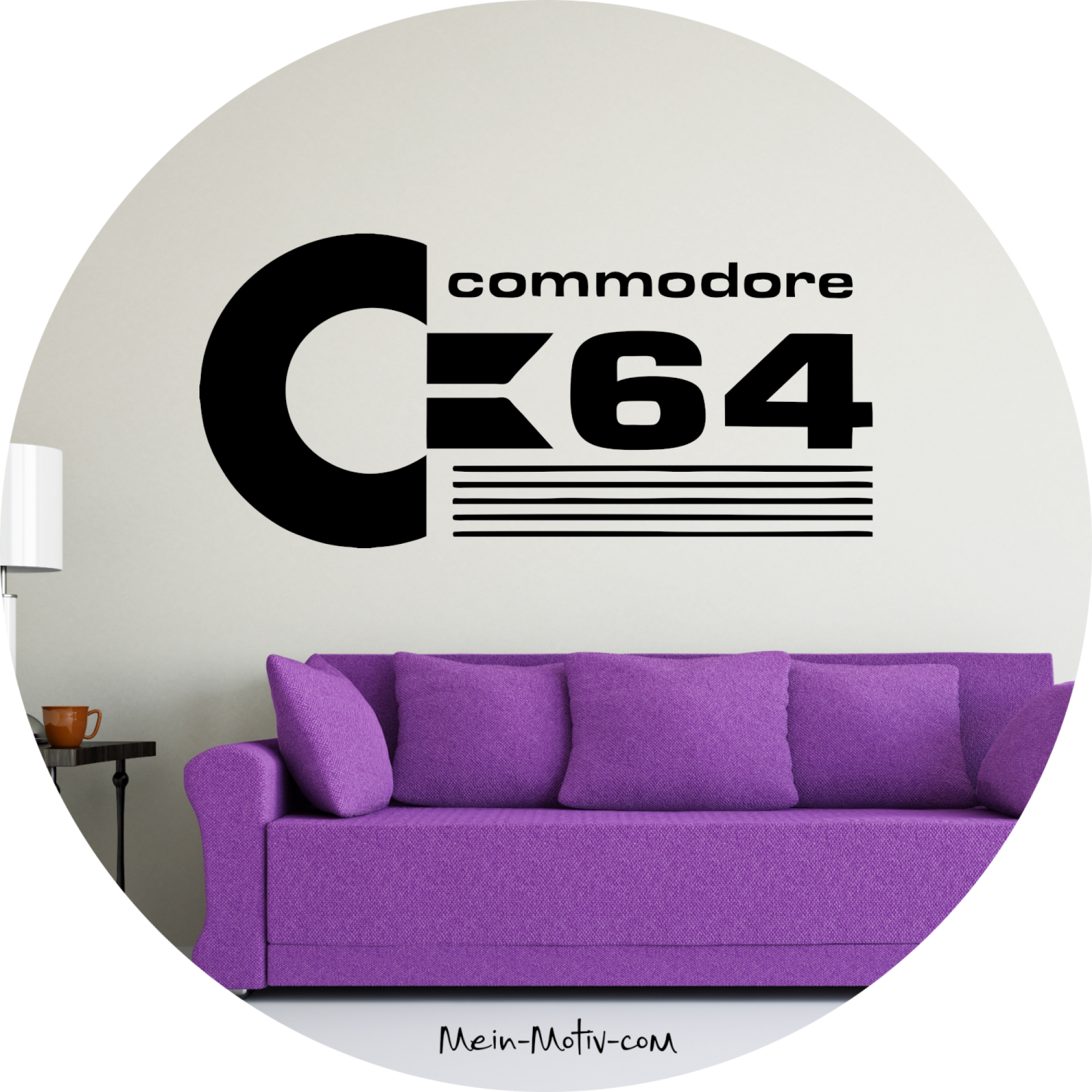 Wandtattoo Commodore C64